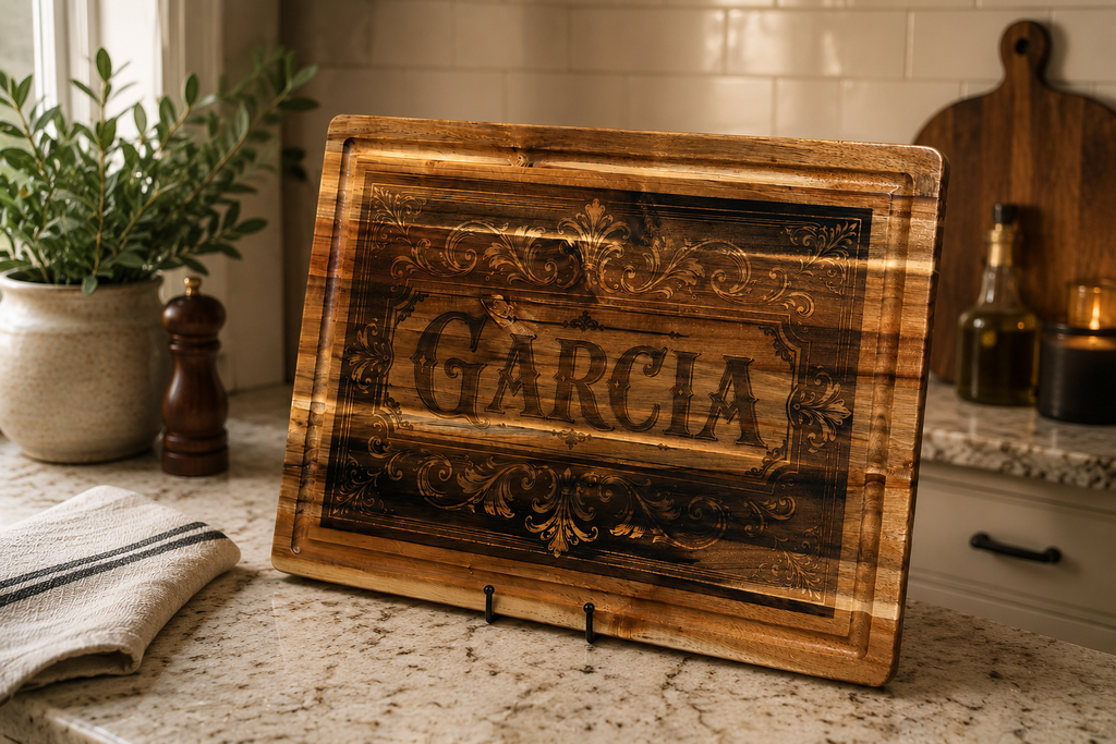 Custom Engraved Acacia Cutting Boards