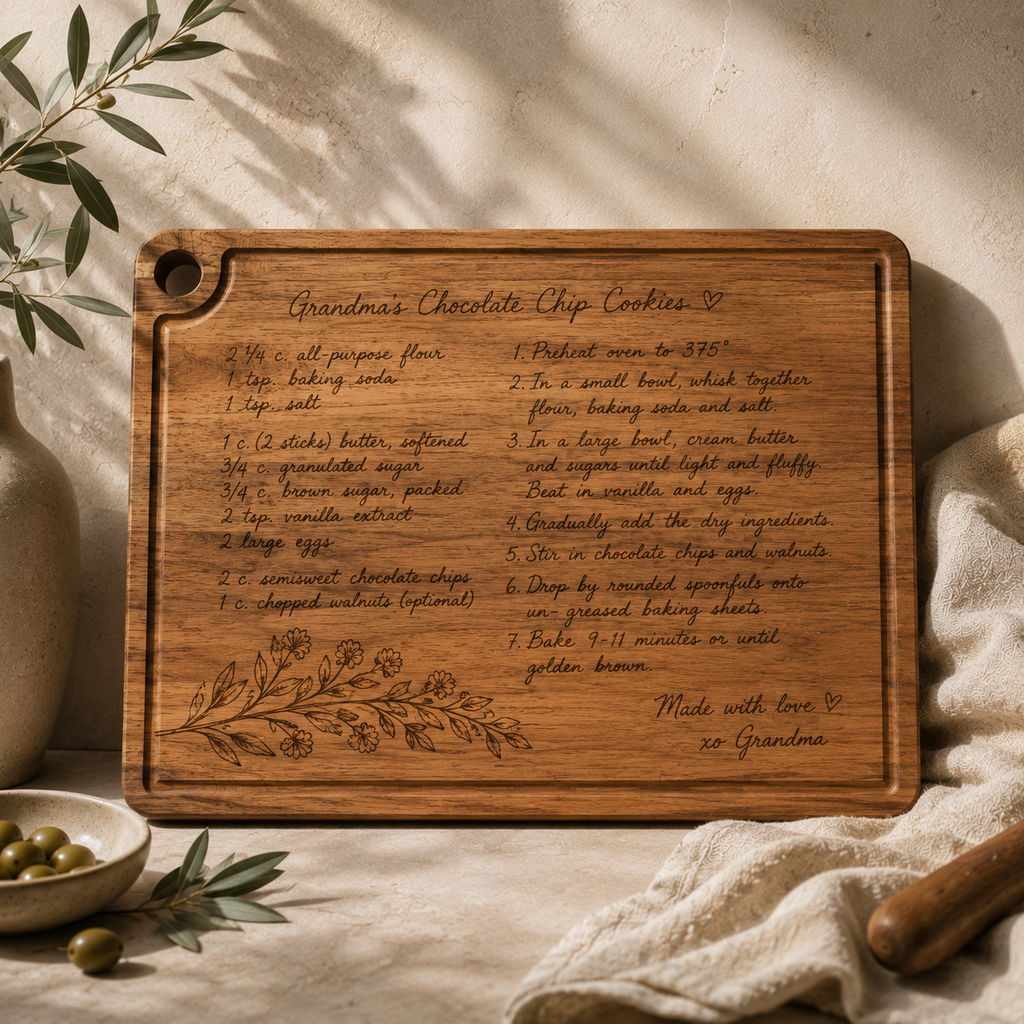 Custom Engraved Acacia Cutting Boards