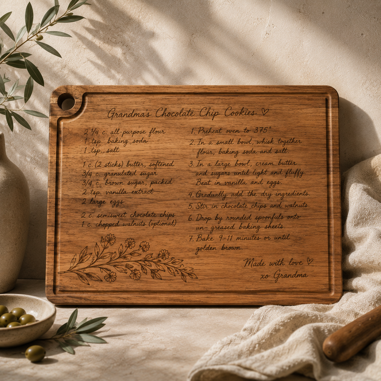 Custom Engraved Acacia Cutting Boards